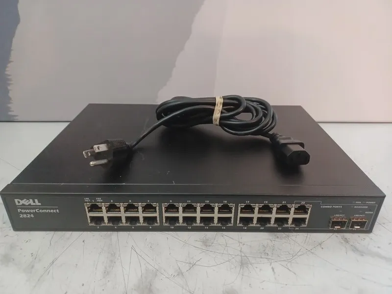 Коммутатор Dell PowerConnect 2824 Managed 24 Port 100-240Vac 60Hz