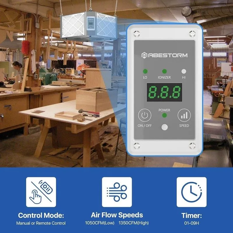 Оборудование ЧПУ Abestorm DecDust 1350IG 360° Intake Air Filtr System Ionizer Sh — фото лота 1