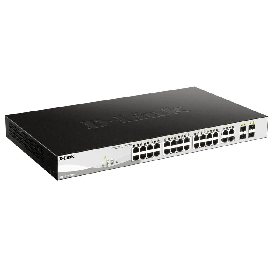 Коммутатор D-Link DGS-1210-28MP 28-Port Gigabit Smart Managed Rackmount PoE Swit