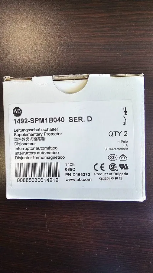 Автоматический выключатель Allen Bradley 1492-SPM1B040 miniature circuit breaker