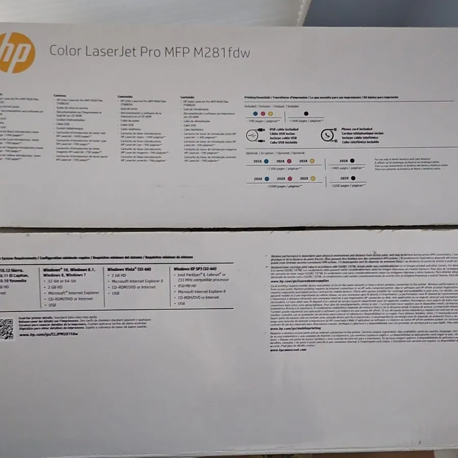 Лазерный принтер HP Color LaserJet Pro MFP M281fdw Wireless All-in-One Color Las