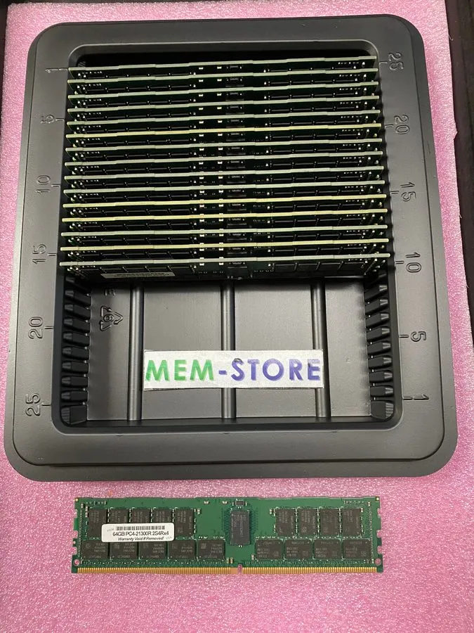 Модуль памяти 1024GB 1TB 16x64GB DDR4-2666Mhz RDIMM Memory 3DS/TSV SuperMicro se