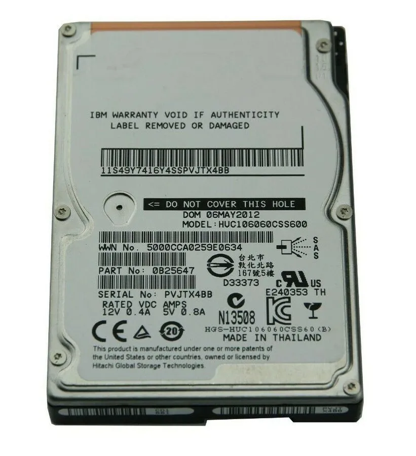 Жёсткий диск Hgst HUC106060CSS600 600Gb 2.5 Inch Sas Hdd 10K 10000 Rpm 6Gb 15Mm