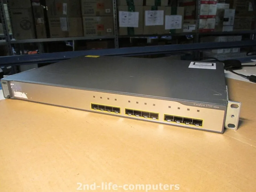 Коммутатор Cisco Catalyst 3750G 12 Port Gigabit SFP Switch WS-C3750G-12S-E