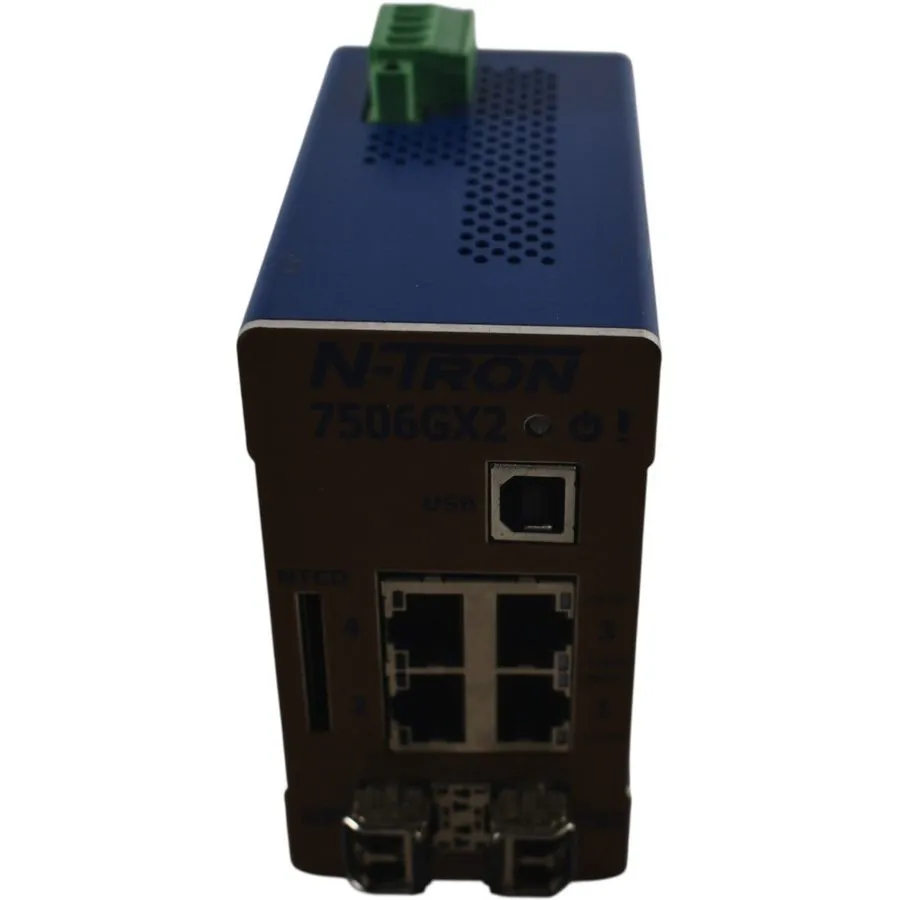 Коммутатор N-Tron 7506GX2-SX Managed Industrial Ethernet Switch 4 RJ45 2 SFP Gig