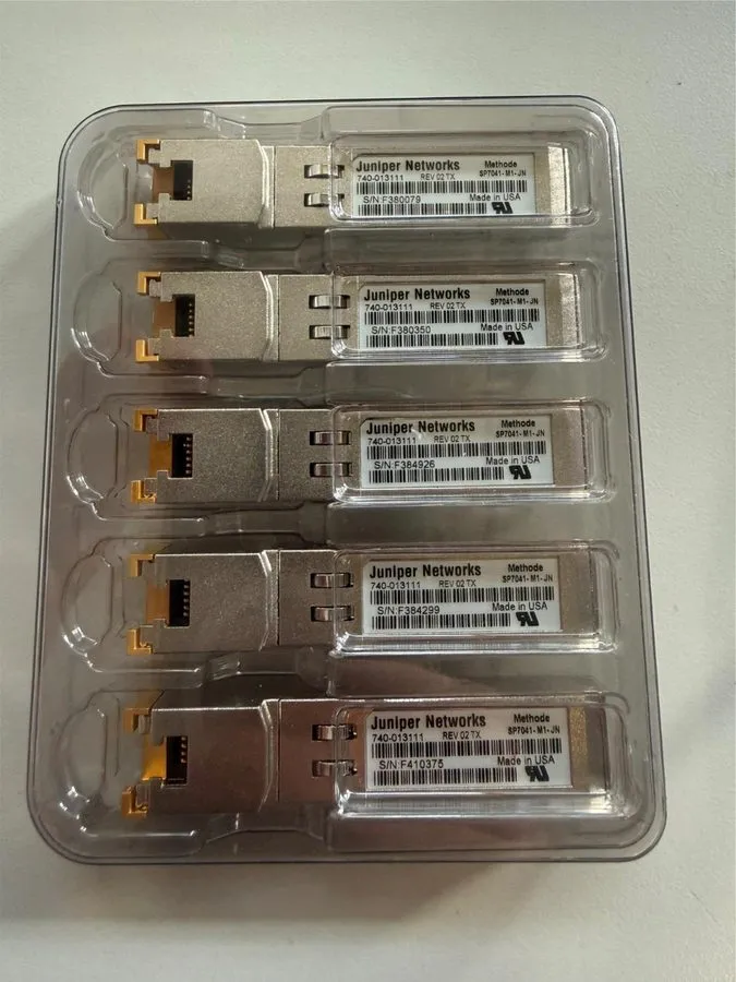 Трансивер Lot Juniper SFP-1GE-TX 740-013111 QFX-SFP-1GE-T 1000Base-T SFP Copper 
