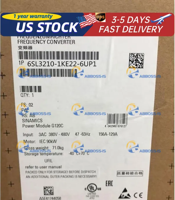 Частотный преобразователь Siemens 6SL3210-1KE22-6UP1 SINAMICS G120C 11KW Convert