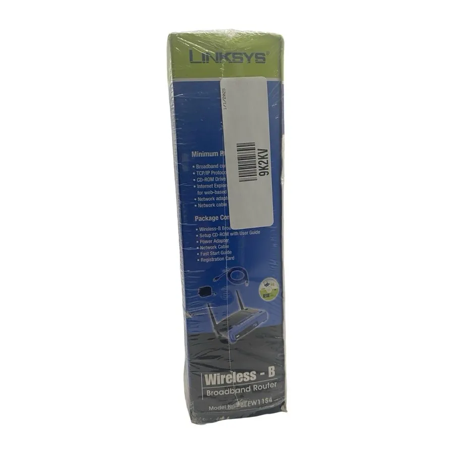 Маршрутизатор LINKSYS BEFW11S4 WIRELESS-B 2.4GHz 4-PORT BROADBAND ROUTER 802.11B