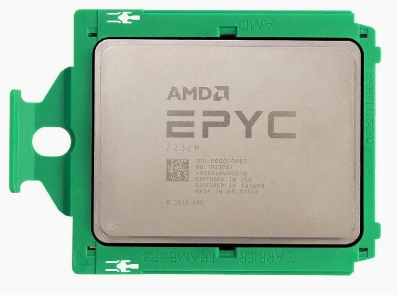 Процессор AMD EPYC 7232P Rome 3.10GHz 8-core 32MB SP3 TDP 120W CPU processor Unl