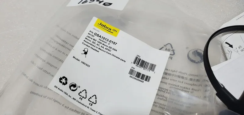 VoIP-шлюз Jabra HSC023 Biz 1500 QD Wired Headset 1513-0157 W/ GN1216 88001-04