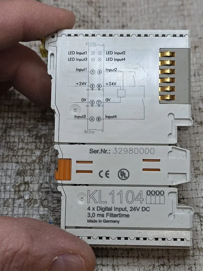 Модуль ввода-вывода 1PC Beckhoff KL1104 PLC Moudule WITHOUT BOX