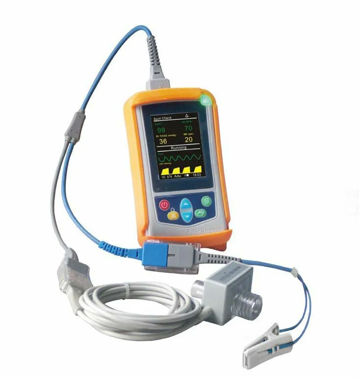 Датчик SpO2 UT100VCM Handheld Veterinary Capnography Monitor Mainstream ETCO2 PR — фото лота 1