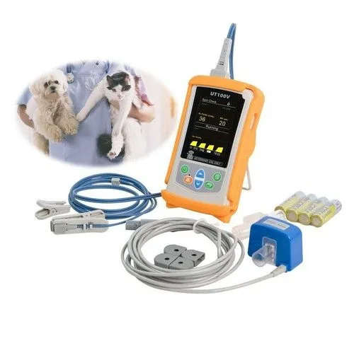 Датчик SpO2 UT100VCM Handheld Veterinary Capnography Monitor Mainstream ETCO2 PR — фото лота 4