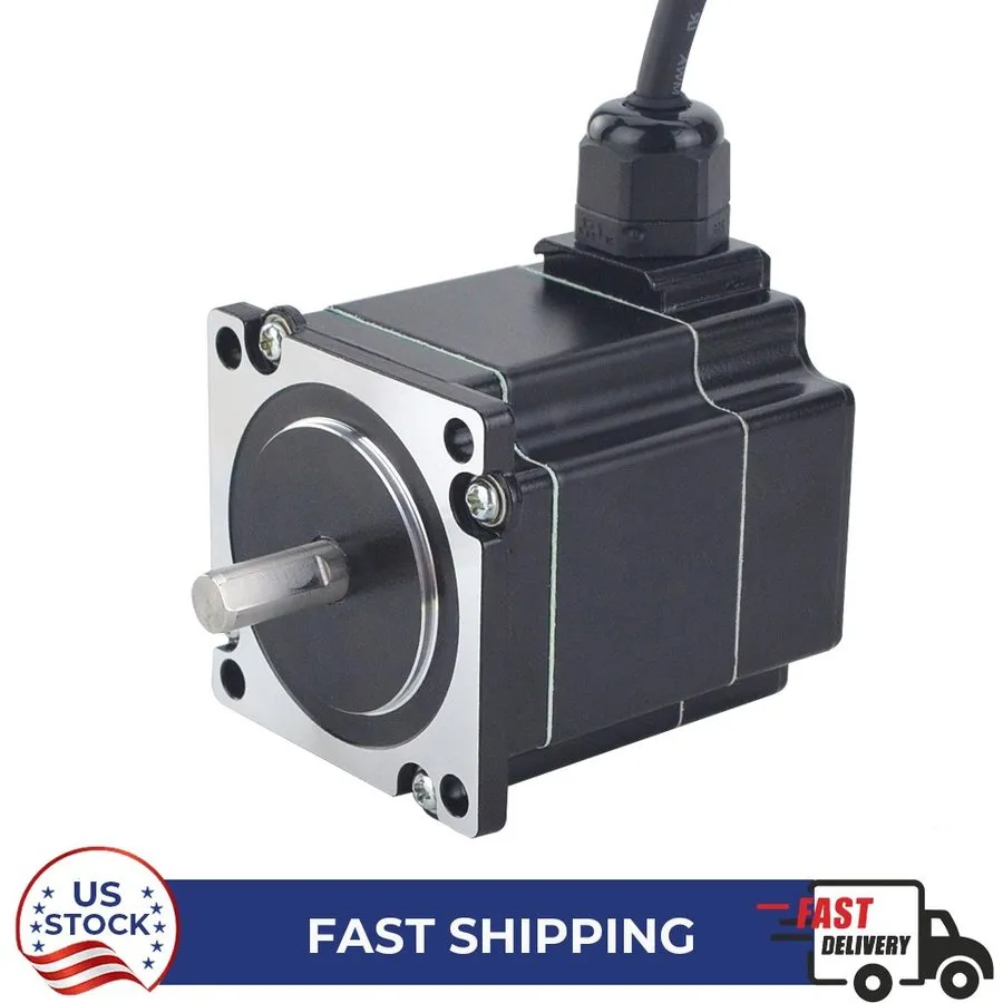 Шаговый двигатель STEPPERONLINE P Series IP65 Waterproof Nema 23 Stepper Motor 4