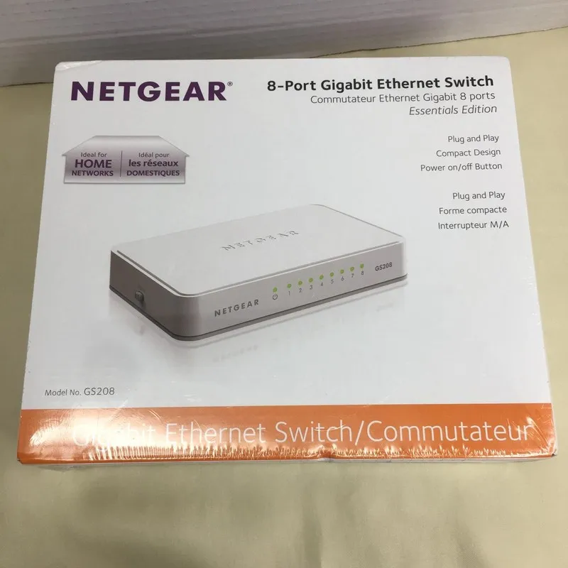 Коммутатор Netgear GS208 Ethernet Switch 8 Ports 2 Layer Supported Desktop