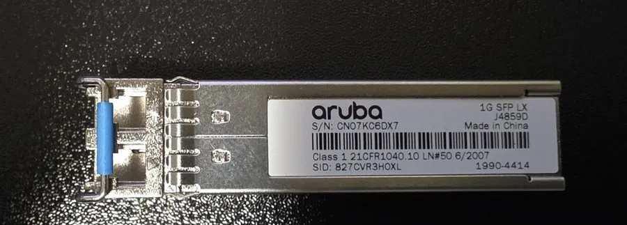 Трансивер Aruba J4859D 1990-4116 1G SFP LC SFP-LX 1310nm 1990-4414 10km SMF opti