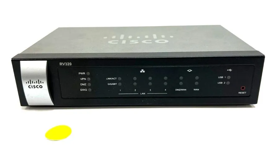 Маршрутизатор Cisco RV320 4-Port Gigabit Dual Wan VPN Security Router