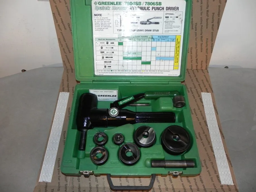 Электрооборудование GREENLEE 7906SB Quick Draw 90 Hydraulic Punch driverKIT 1/2