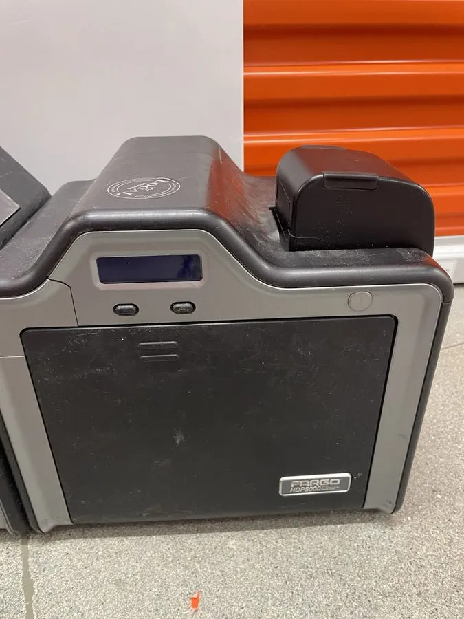 Принтер этикеток HID Fargo HDP5000 Dual-Sided High-Definition Retransfer ID Card — фото лота 2