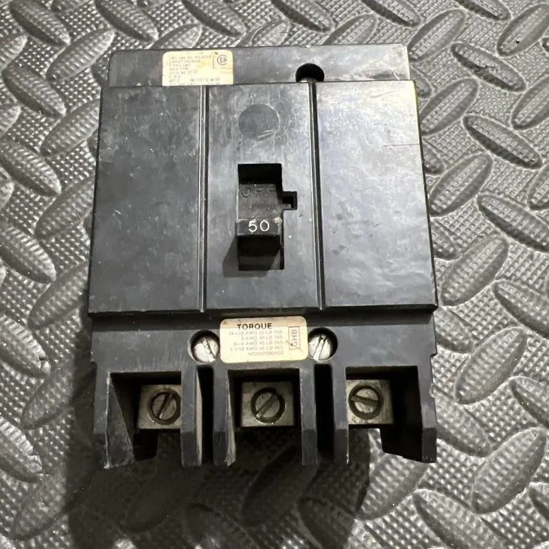 Автоматический выключатель Eaton GHB3050 THERMAL CIRCUIT BREAKER 50A, 3-Phases, 