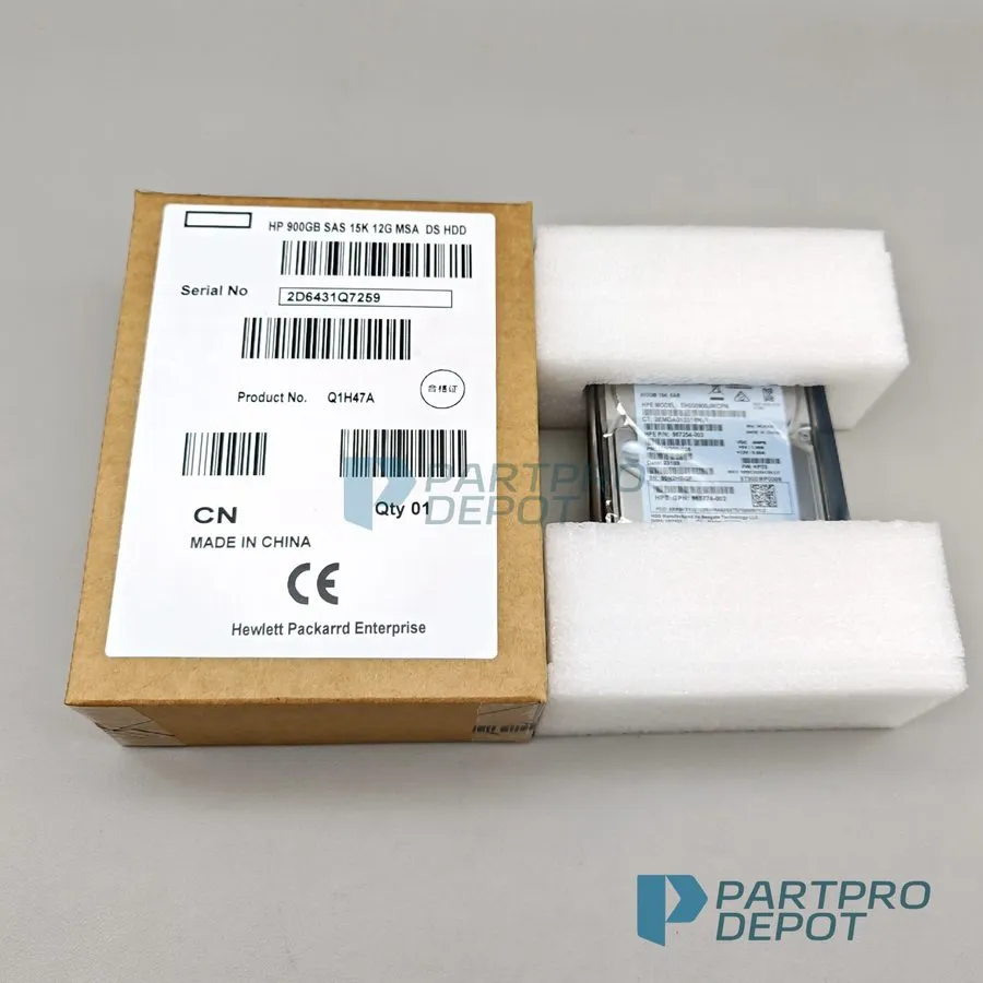 Жёсткий диск Q1H47A 873371-001 HPE MSA 900GB 12G SAS 15K 2.5IN ENTERPRISE HDD Ha