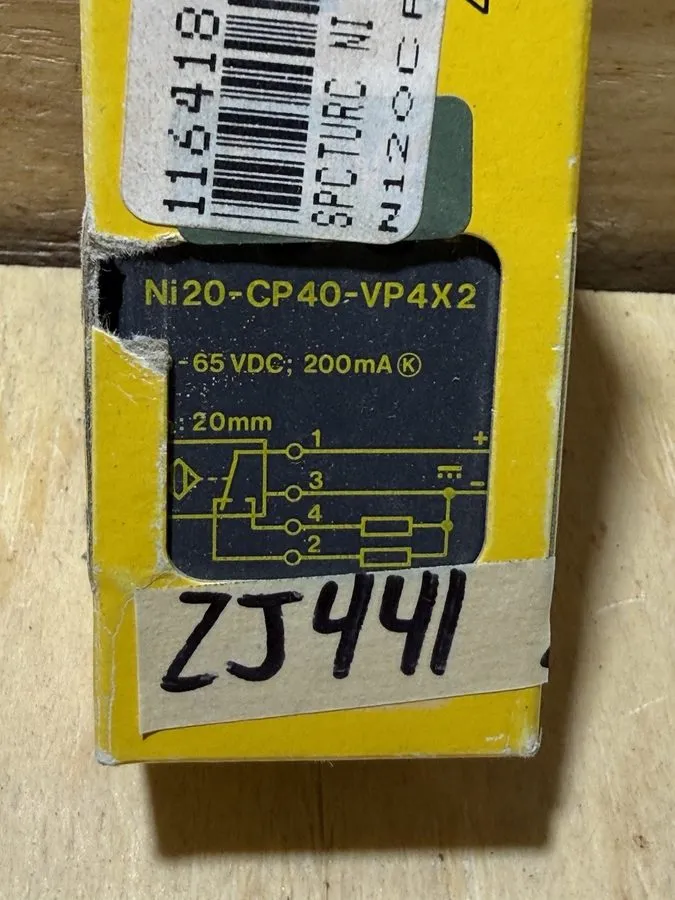 Датчик приближения TURCK proximity switch unit Ni20-CP40-VP4X2 inductive sensor