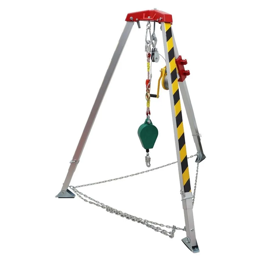 Оборудование видеонаблюдения Confined Space Tripod Kit Manual Legs Rescue Tripod