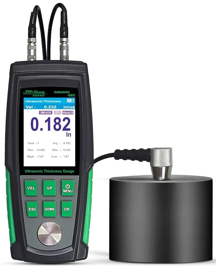 Толщиномер Ultrasonic Thickness Gauge Industrial-882 / Steel Metal Thickness Gau — фото лота 2
