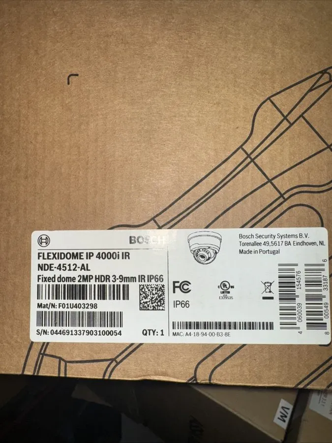 Камера Bosch NDI-4512-AL FLEXIDOME IP 4000i IR 2MP HDR IR Dome IP Camera