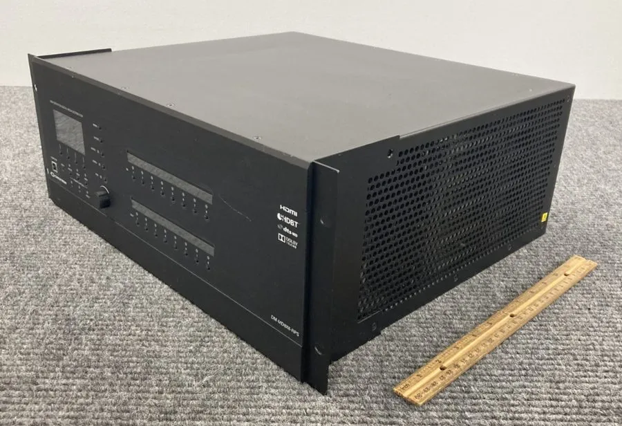 Видеокоммутатор Crestron DM-MD8X8-RPS 8x8 Media Switcher w/ 4K DSP & Fiber Cards