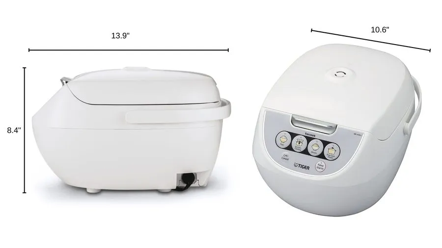 Рисоварка TIGER JBV-A10U 5.5-Cup (Uncooked) Micom Rice Cooker and Warmer with Ta — фото лота 4