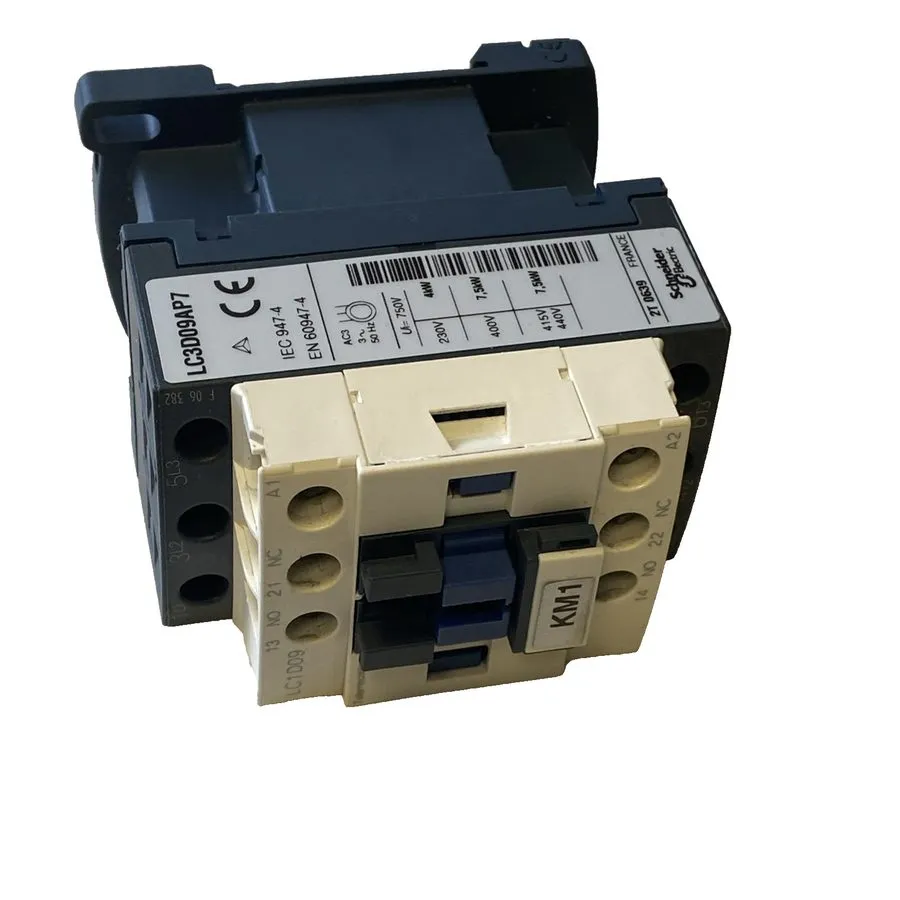 Контактор SCHNEIDER ELECTRIC LC1D09P7 TESYS D CONTACTOR 9A 3-POLE 230V AC COIL 4