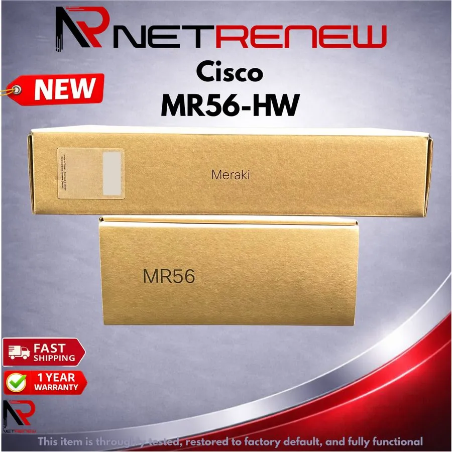 Точка доступа Wi-Fi Meraki MR56-HW Wireless Access Point Wi-Fi 6 Cloud-Managed G