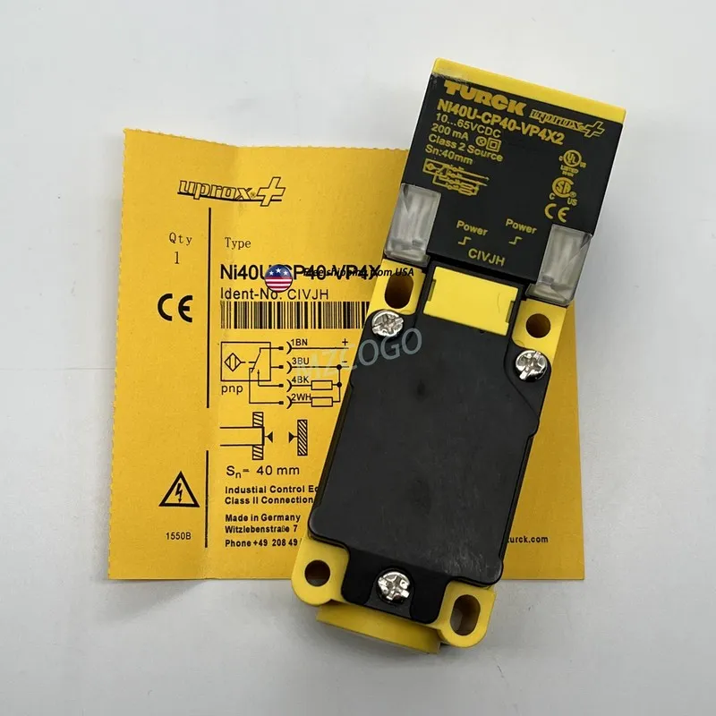 Датчик приближения TURCK NI40U-CP40-VP4X2 PROXIMITY SWITCH SENSOR 10-65VDC UNMP