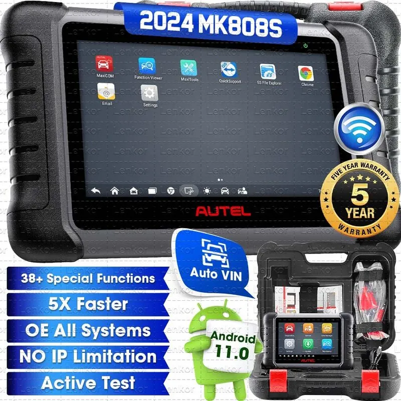 Диагностический сканер 2025 Autel MaxiCOM MK808S-TS MX808S-TS Full TPMS Diagnost