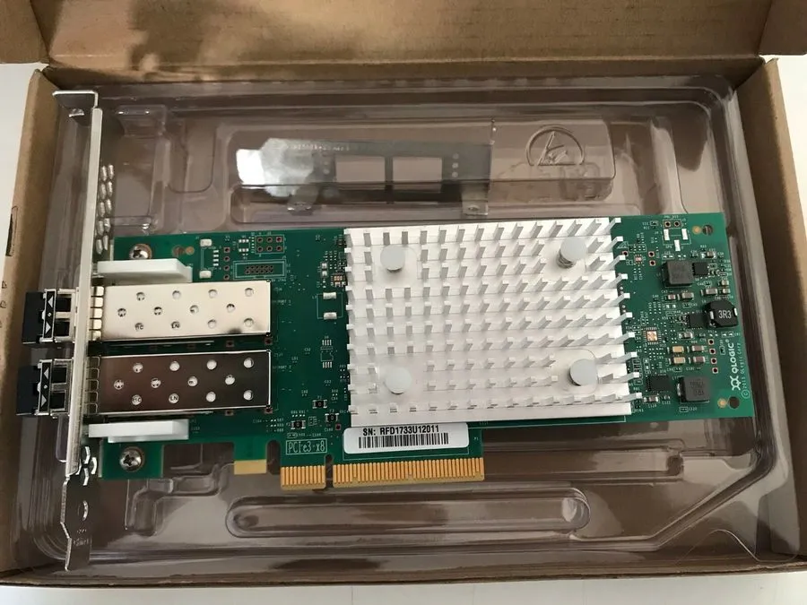 Контроллер Dell QLE2692-Dell QLOGIC 2-Port 16Gb PCIe HBA 0CK9H1 WVT0T P0TRP