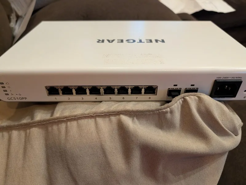 Коммутатор Netgear GC510PP 10-Port Gigabit Ethernet Smart Cloud Managed Pro PoE+
