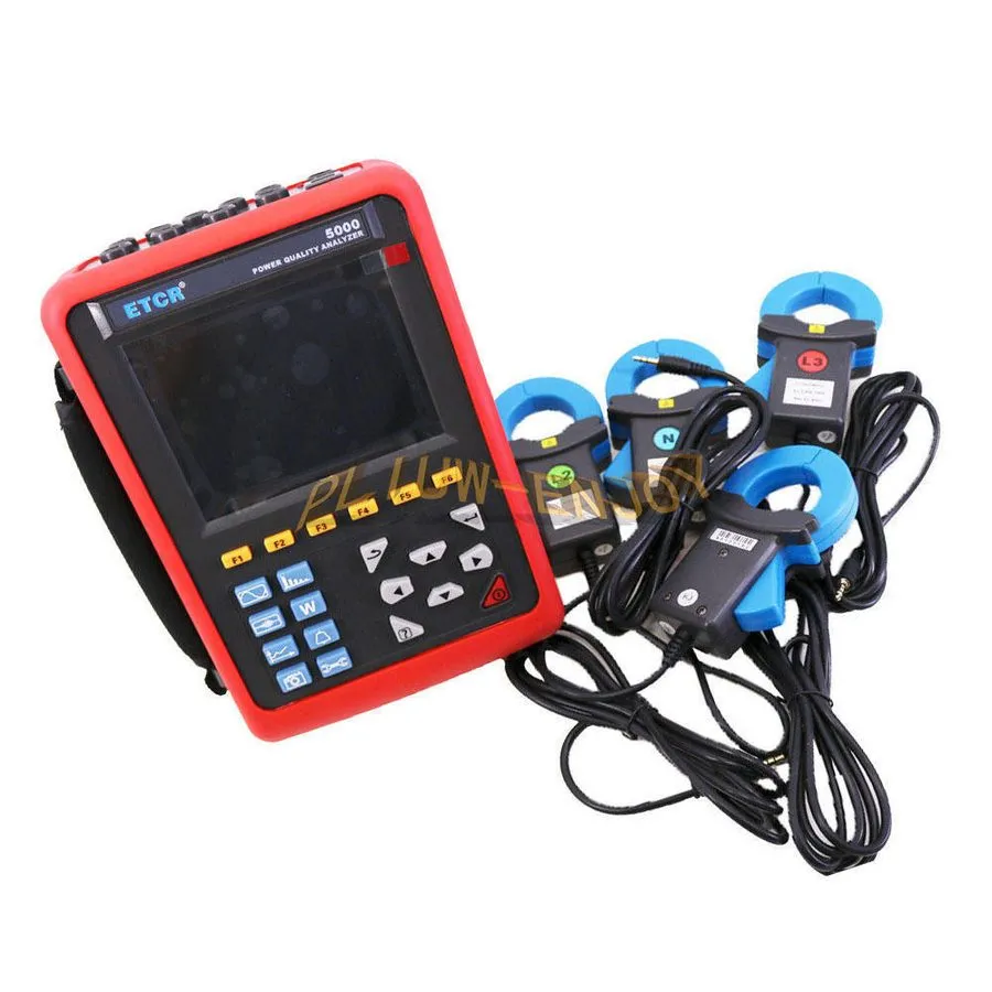 Анализатор ETCR5000+040B Multi-functional Power Quality Analyzer 3 Phase Power A — фото лота 2