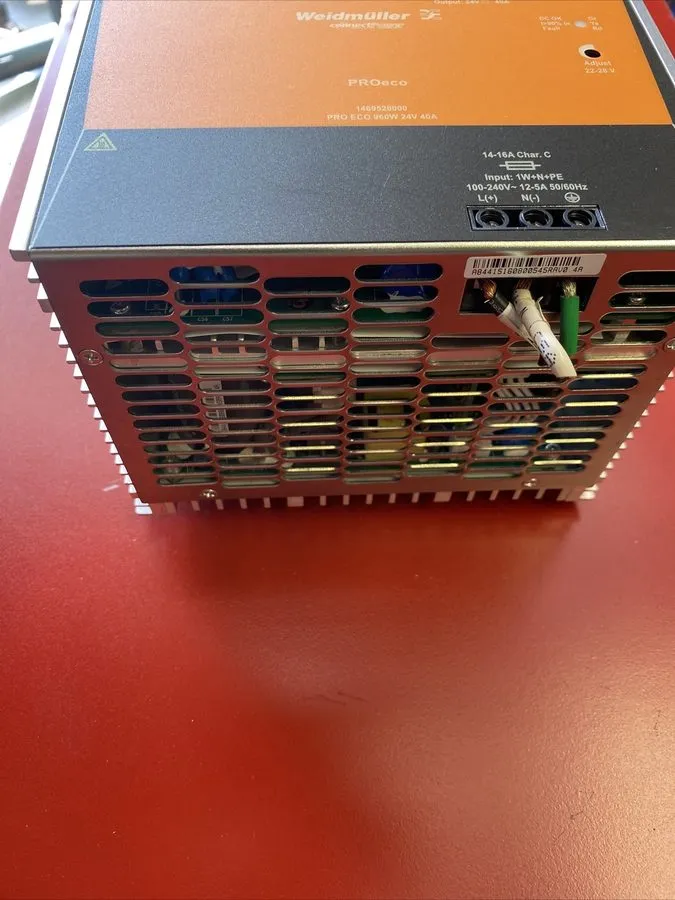 Блок питания Weidmuller 1469520000, DIN Rail Power Supply Unit PRO ECO 960W 24V 