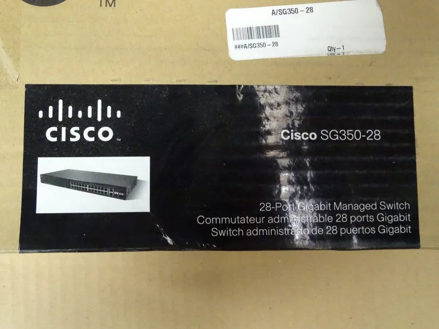 Коммутатор Cisco SG350-28 28-Port Gigabit Managed Switch, Non-PoE ( )