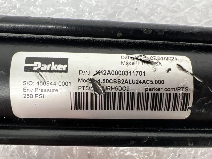 Пневмоцилиндр Parker 1H2A0000311701 Double-Acting Pneumatic Cylinder, 1.50CBB2AL — фото лота 1