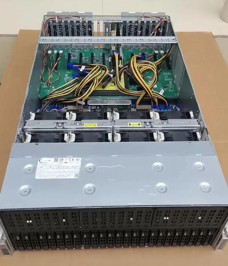 Сервер Supermicro SYS-4029GP-TRT 24x2.5" 4U Support 8xGPU Intel Xeon LGA3647 4x2 — фото лота 2