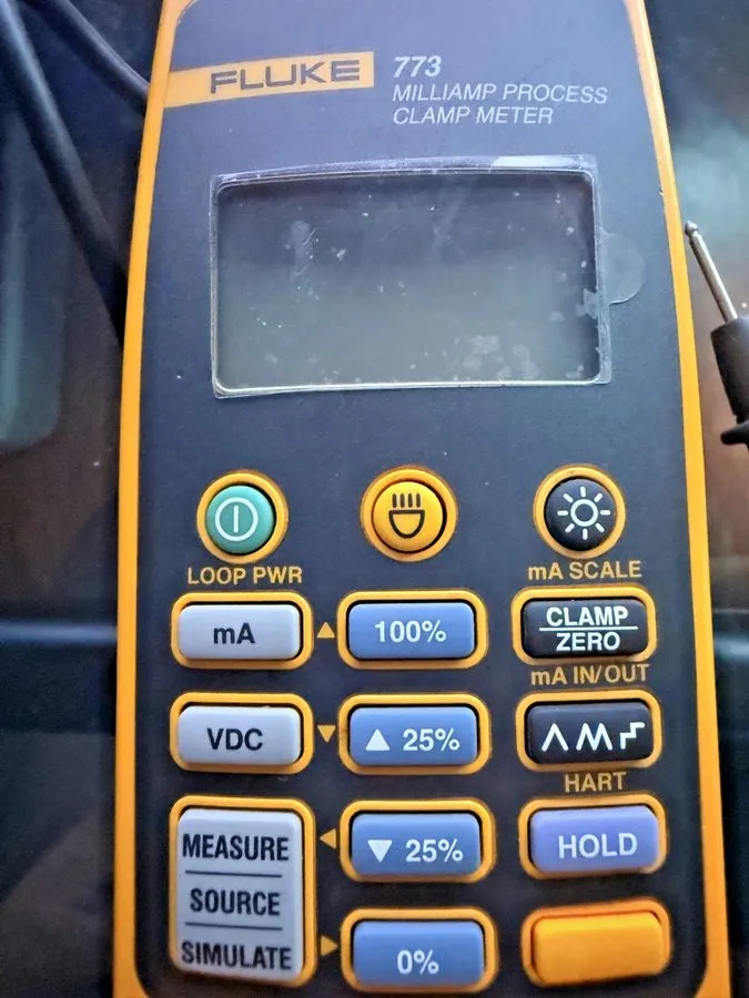 Калибратор Fluke 773 Milliamp Process Clamp Meter 4 to 20 mA Signals Loop Calibr — фото лота 1