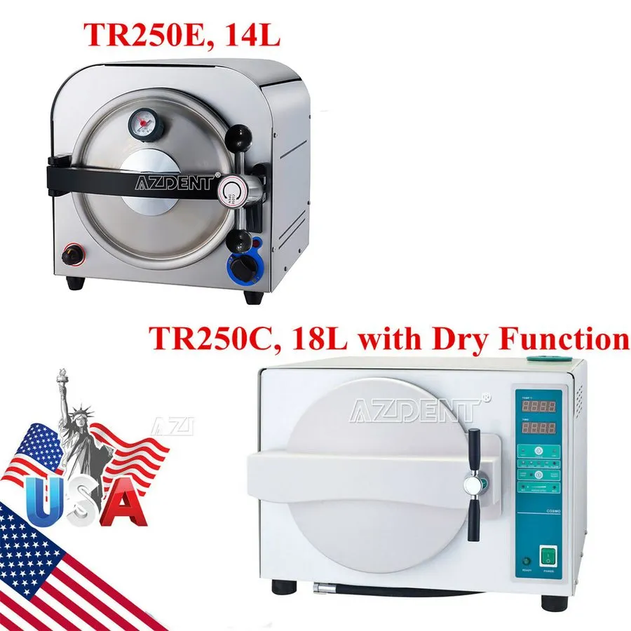 Стерилизатор 17L/22L/18L Dental Autoclave Steam Sterilizer Class B Medical Steri