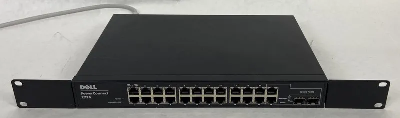 Коммутатор Dell PowerConnect 2724 24-Port Gigabit Web-Managed Network Switch 1U