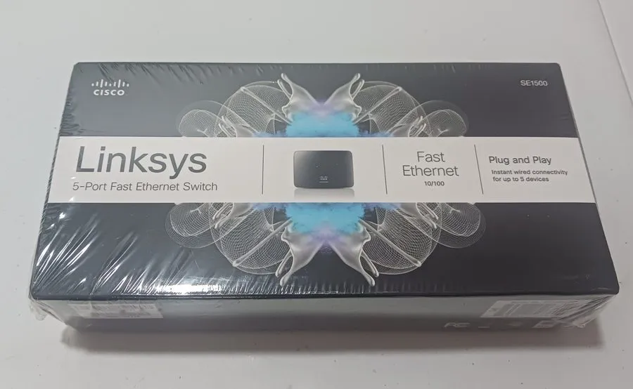 Коммутатор Linksys SE1500 5-Port Fast Ethernet Switch Desktop Network Hub