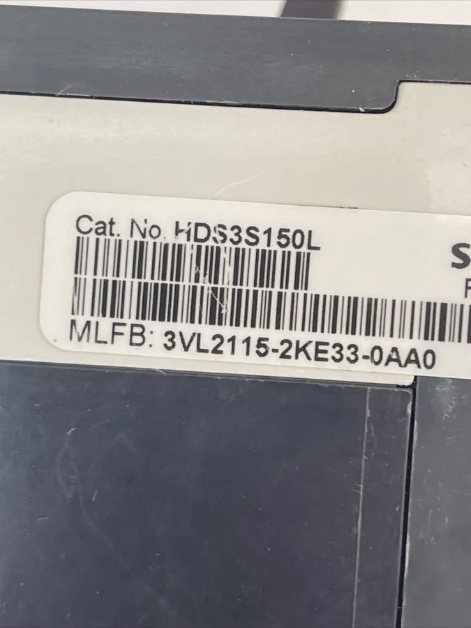 Автоматический выключатель Siemens NDX3B100 NDGA 100 Amp 600 VAC Circuit Breaker