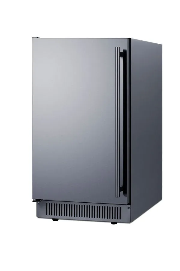 Льдогенератор Summit BIM182OADALHD 18"W Built-In Undercounter Ice Machine Stainl — фото лота 1