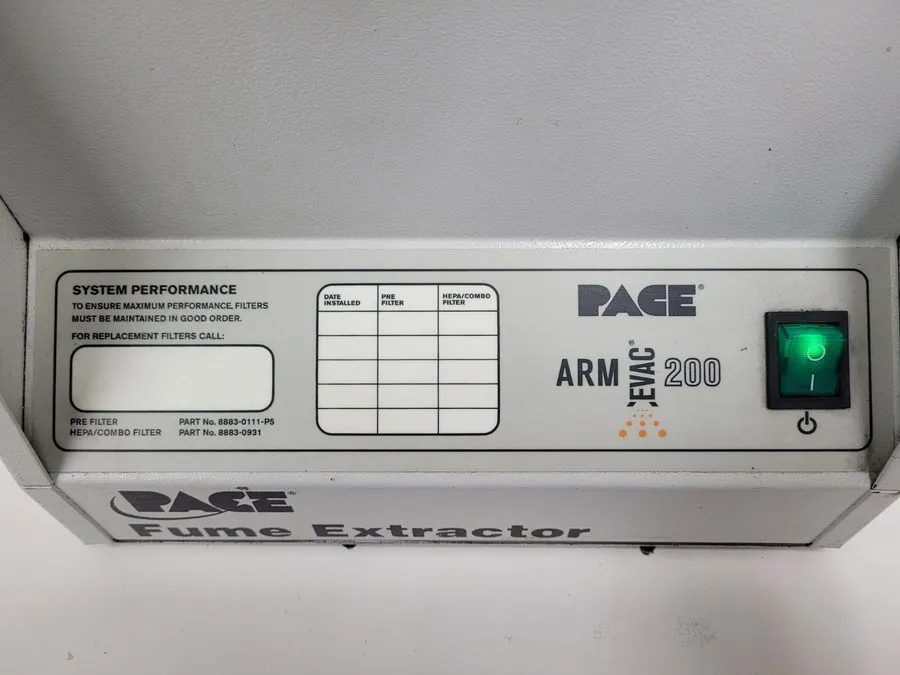 Дымоуловитель Pace ARM EVAC 200 Heavy Duty Fume Extractor 8889-0205
