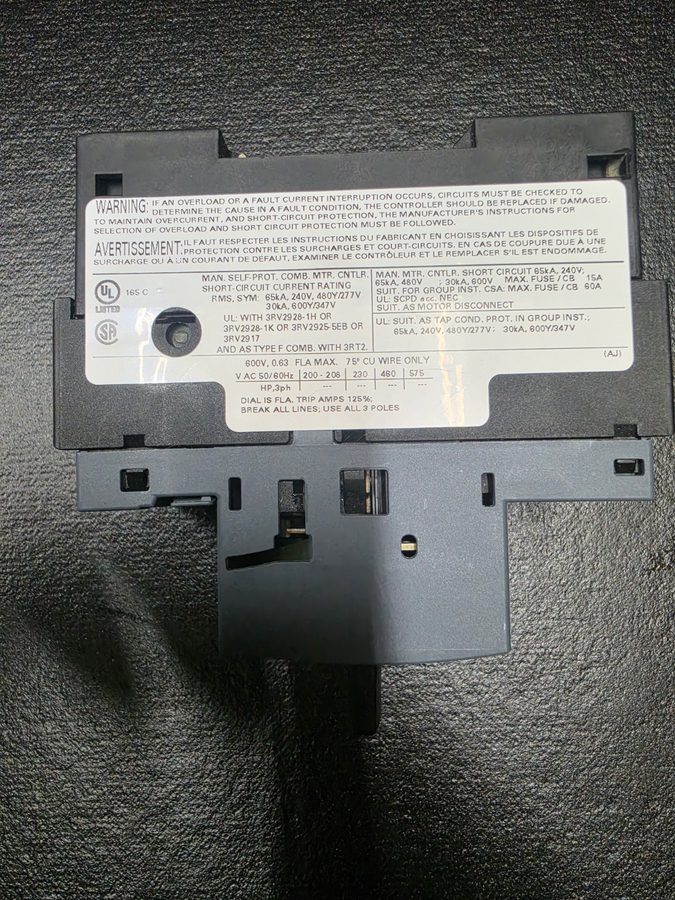 Автоматический выключатель Siemens 3RV2011-0GA10 SIRIUS Motor Protection Circuit — фото лота 1